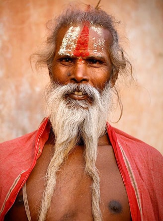 Portrait of Sadhu, Agra, Uttar Pradesh