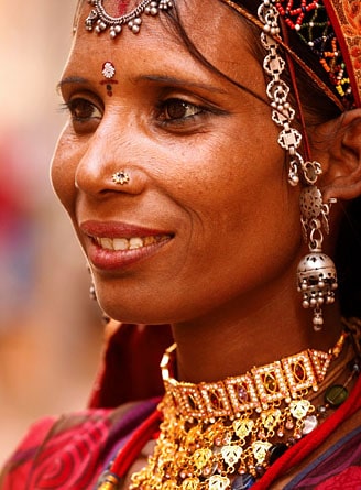Portrait of a woman, Jaisalmer, Rajasthan