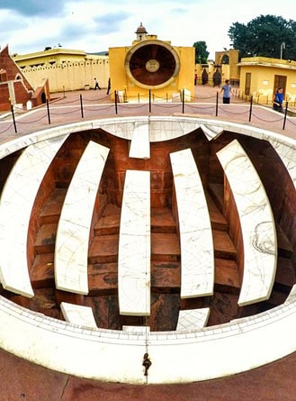 Astronomical instrument at Jantar Mantar, Jaipur, Rajasthan