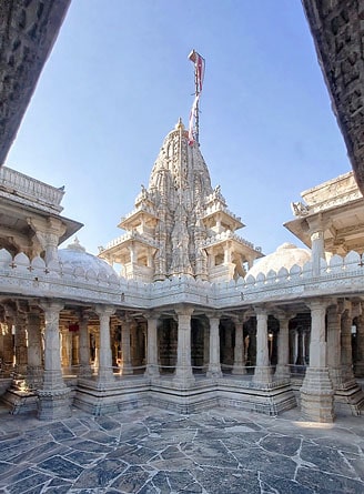 Courtyard at Ranakpur Jain Temple, Rajasthan