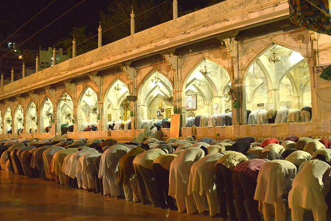 Prayer at the mosque, Ajmer, Rajasthan