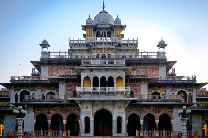 Architecture of Albert Hall Museum, Jaipur, Rajasthan