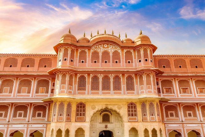 Facade of the City Palace, Jaipur, Rajasthan