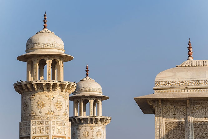 Architectural details, Itimad-ud-Daulah (Baby Taj), Agra, Uttar Pradesh