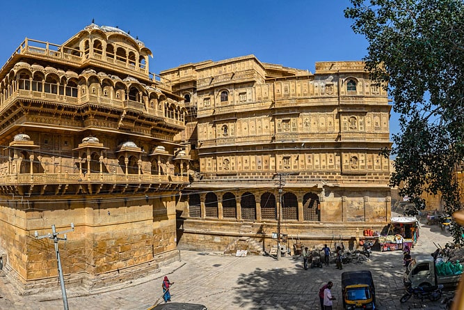 Maharaja Palace inside Jaisalmer Fort, Jaisalmer, Rajasthan