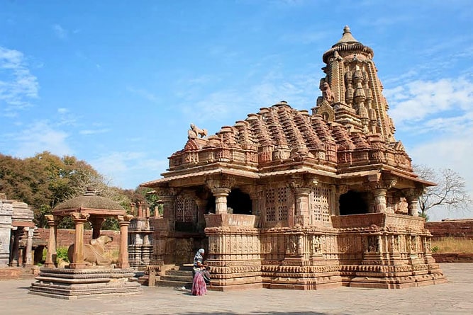 Hindu temple, Menal Waterfall & Temples, Rajasthan