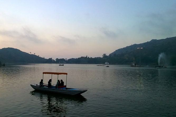 Boating at Nakki Lake, Mount Abu, Rajasthan