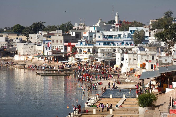Pushkar lake and ghats, Rajasthan