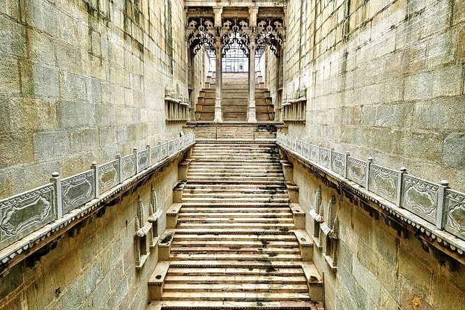 Entrance of Raniji ki Baori (Queen's stepwell), Bundi, Rajasthan