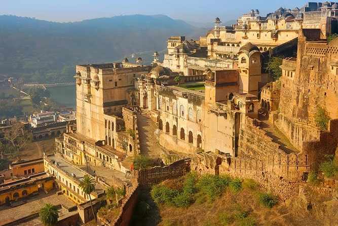 Vue générale du Fort Taragarh, Bundi, Rajasthan