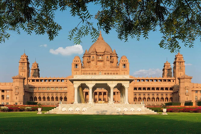 Park at Umaid Bhawan Palace, Jodhpur, Rajasthan