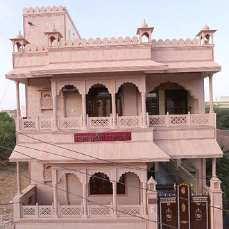 View of Harsidhi Haveli, Rajasthan