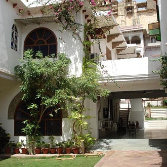 View of Haveli Braj Bhushanjee, Rajasthan