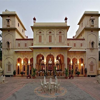 View of Hotel Narain Niwas Palace, Rajasthan