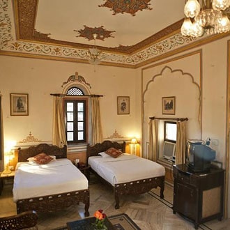 Room at Hotel Narain Niwas Palace, Rajasthan