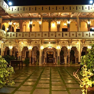 View of Hotel Shahi Palace, Rajasthan
