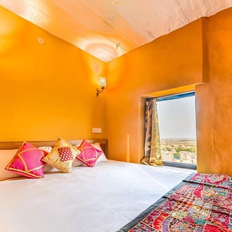 Room at Mud Mirror Guesthouse, Rajasthan