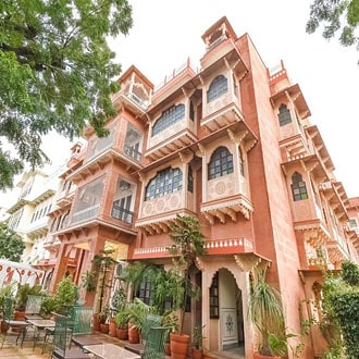 View of The Grand Haveli Mahal Khandela, Rajasthan