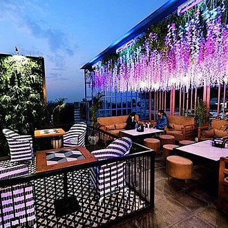 Tea’se Me Rooftop Cafe, ristorante ad Agra, Uttar Pradesh