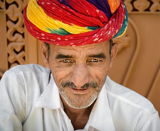 Man with turban, 13-day Rajasthan Tour