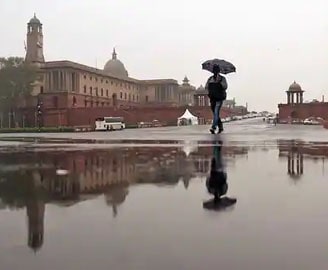 Monsoon Season in Delhi (July to September)