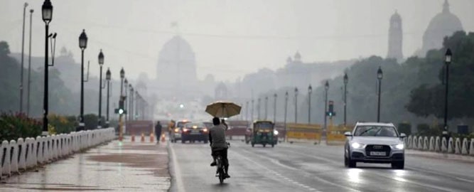 Monsoon Season in Delhi (July to September)