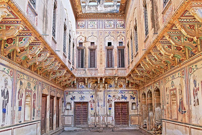 Mandawa (Shekhawati), the Open-Air Museum, Rajasthan