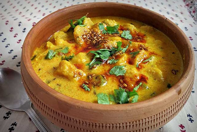 Kadhi, piatto celebre del Rajasthan