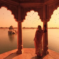 Gadisar Lake (Gadi Sagar Tank), Jaisalmer, Rajasthan